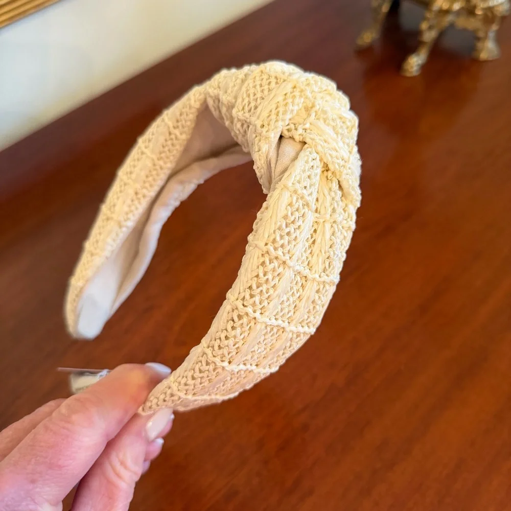 NWT Shiraleah Southern Belle Coastal Woven Knotted Headband